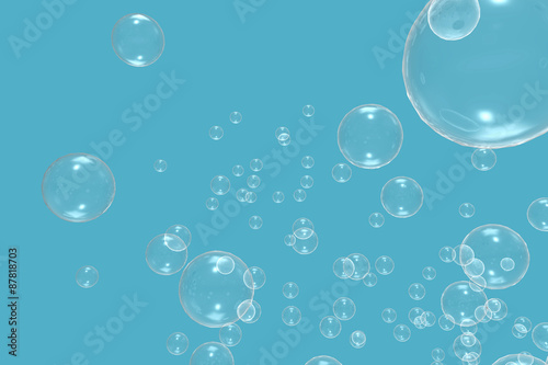 Gas bubbles in water and Backgrounds 