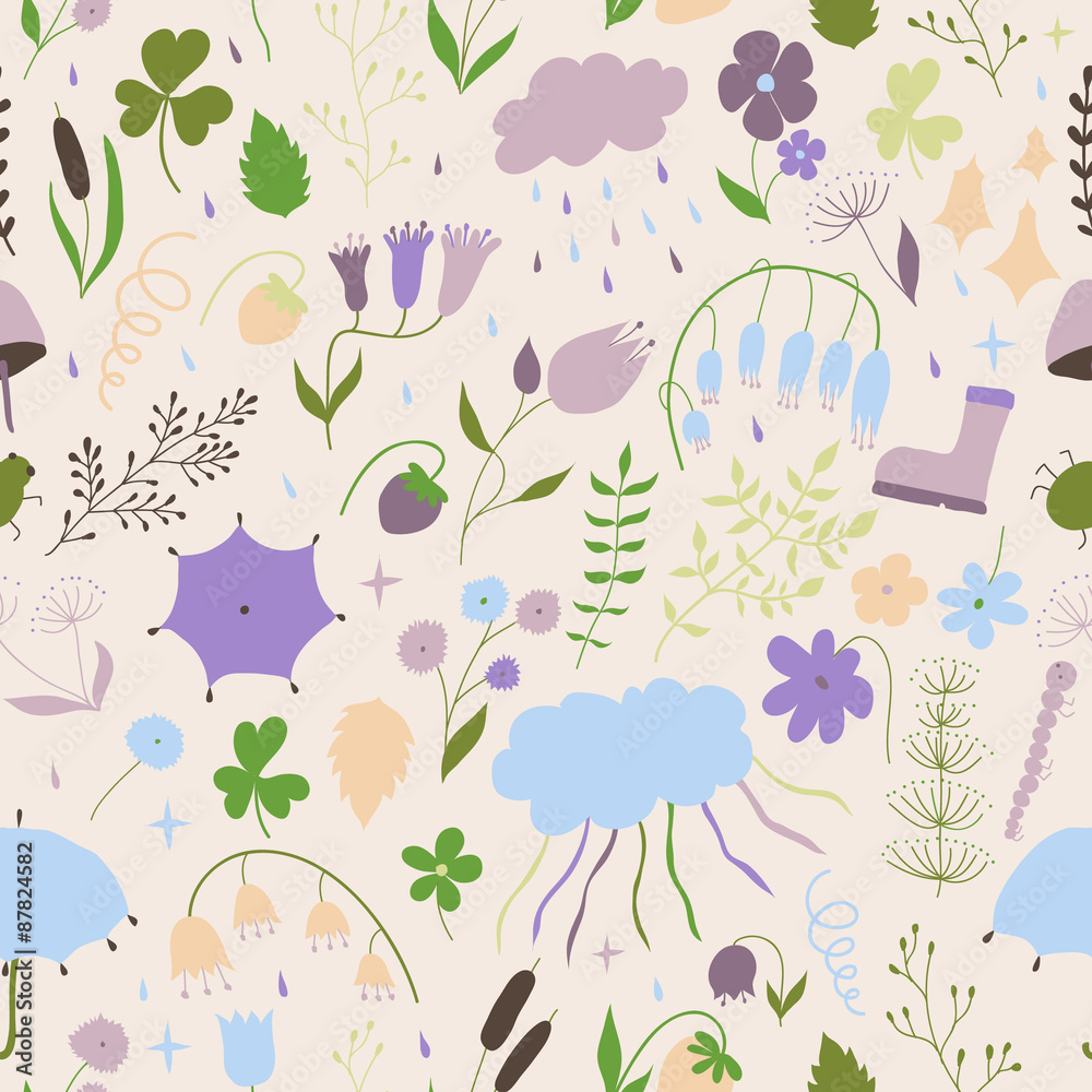 Romantic floral pattern Romantic floral pattern