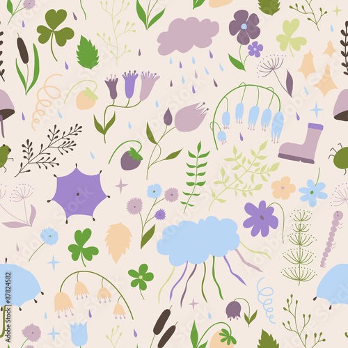Romantic floral pattern
