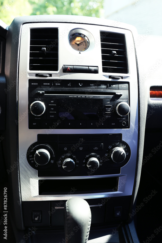 Fototapeta premium Modern car interior