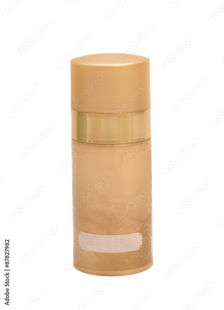 Cream container isolated on white background Cream container isolated on white background