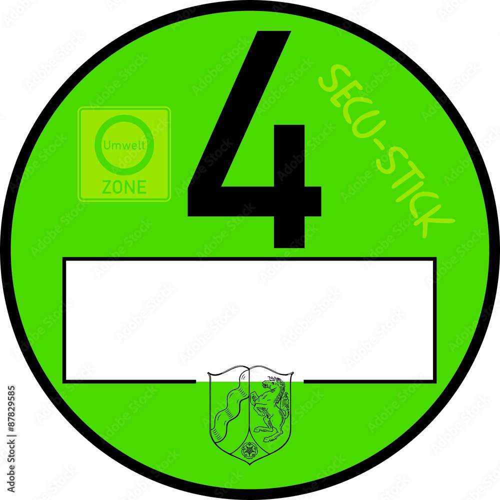 Grüne Plakette 1:1 Stock-Vektorgrafik | Adobe Stock