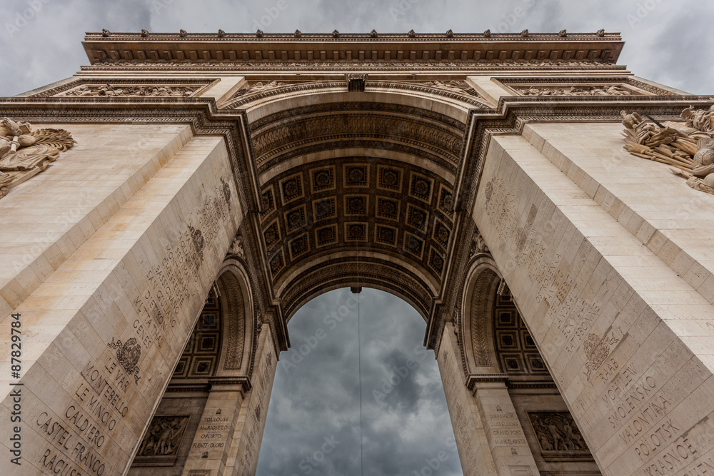 Obraz premium Arc de Triomphe, Paris.