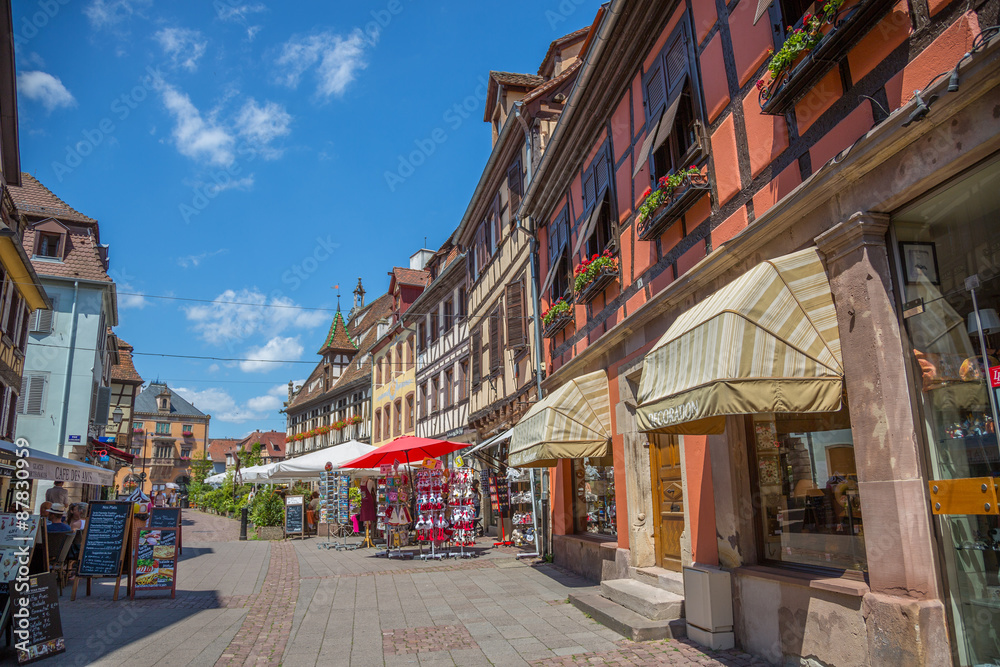 Rue du Marché à Obernai