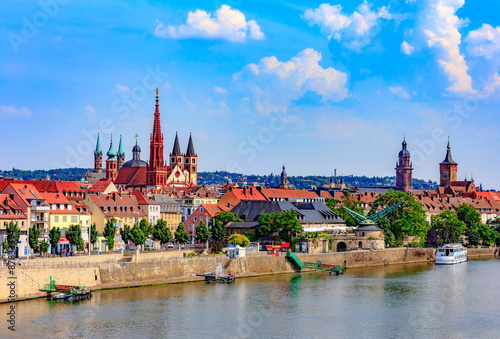 Wuerzburg City Summer Panorama