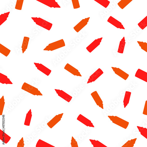 seamless pattern with Bottles of ketchup and chili sauce