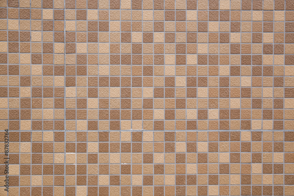 Brown earthenware floor tile seamless background and texture Brown earthenware floor tile seamless background and texture