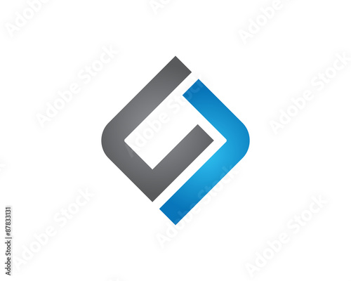 cj cl logo icon template