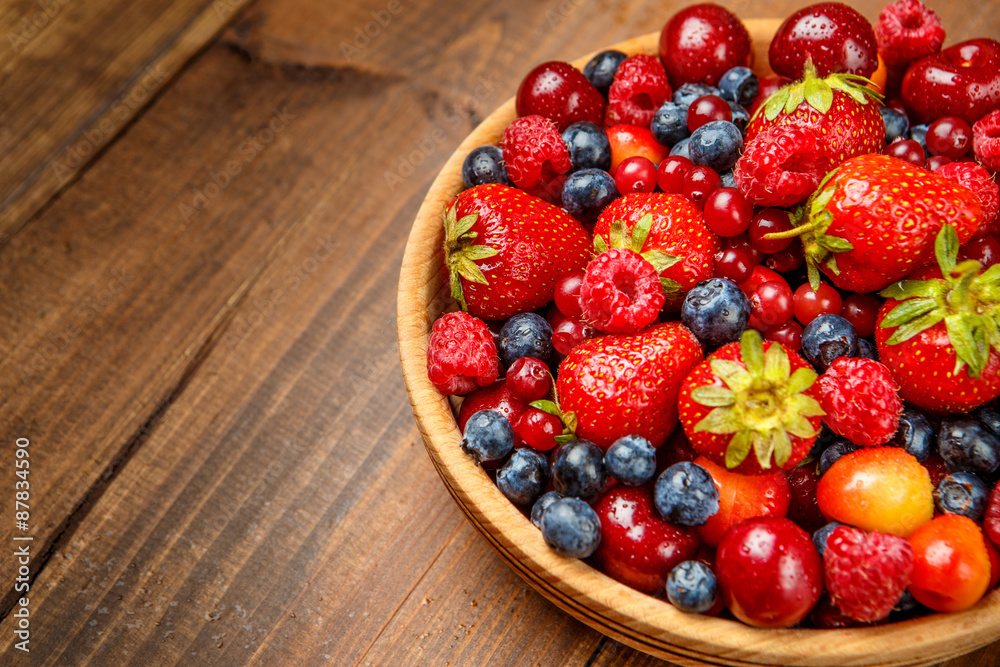 Fresh summer berries Fresh summer berries