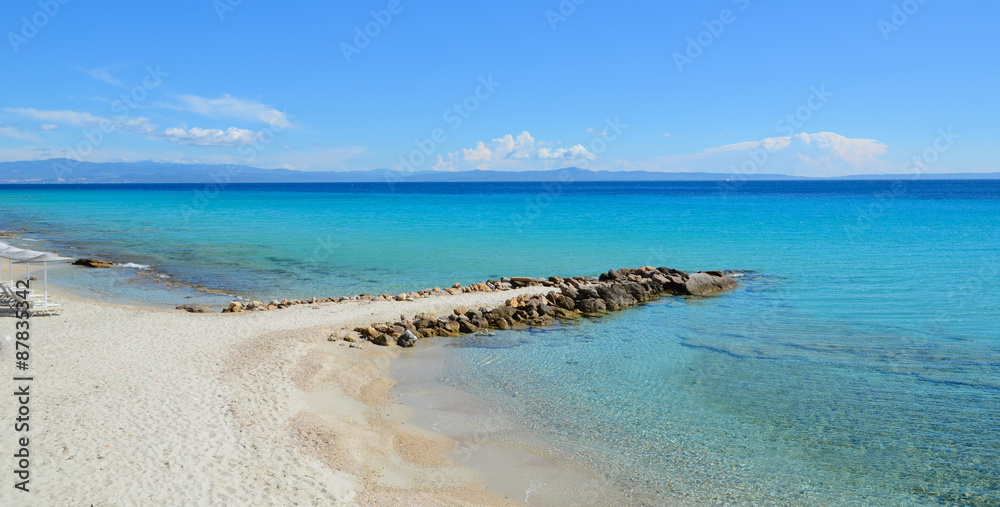 Sublime transparent turquoise waters of the Mediterranean Sea on