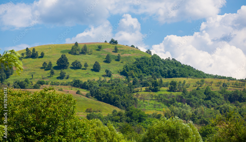 Countryside in Hunedoara county