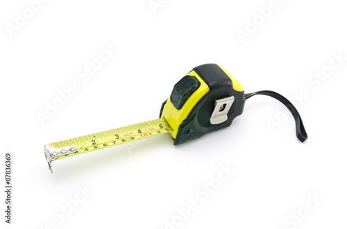Tape measure isolated on white background © chat_a4