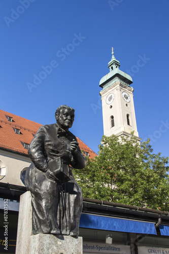 Viktualienmarkt in Munich  Bavaria  Germany  2015