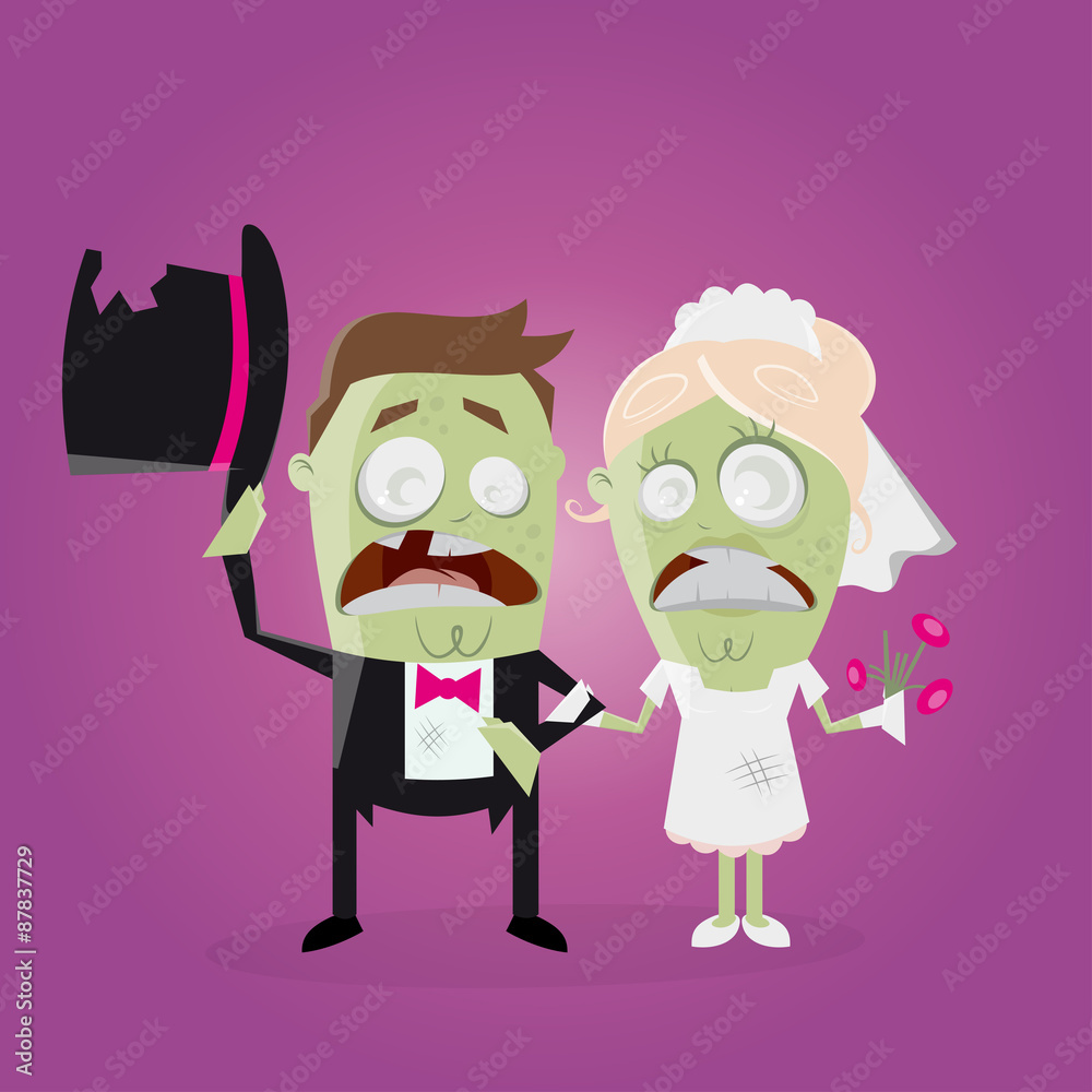 hochzeit horror zombie halloween heiraten Adobe Stock