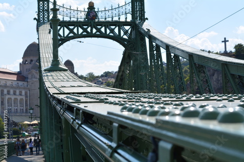 historic freedom-bridge in Budapest