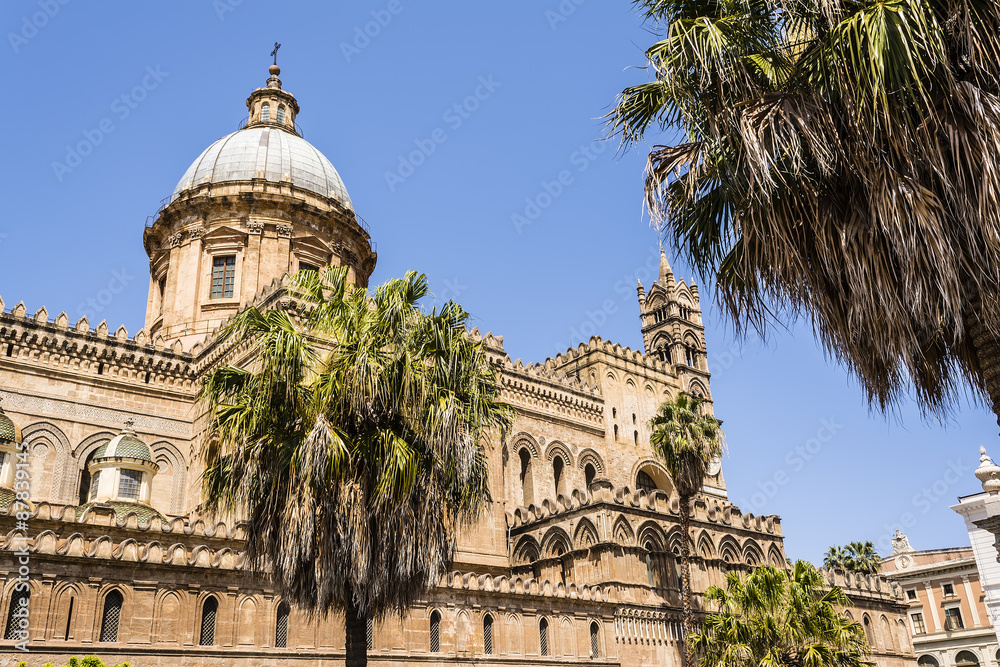 Obraz premium Cathedral of Palermo in Sicily, Italy