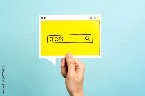 People searching for a new job. Job search concept. photo