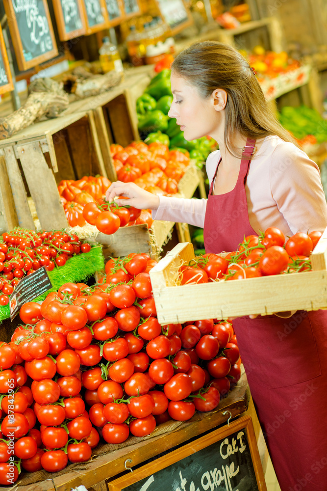 Restocking tomatoes