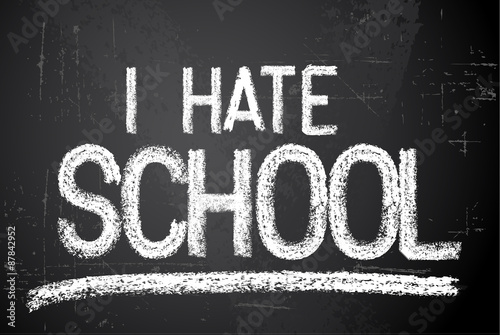 Back to school vector white illustration on chalkboard