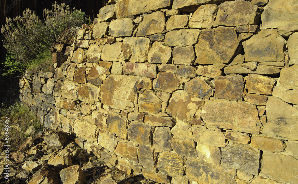 Fototapeta premium Unmotared Dry Stone Wall