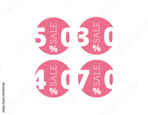 vector banners sale set