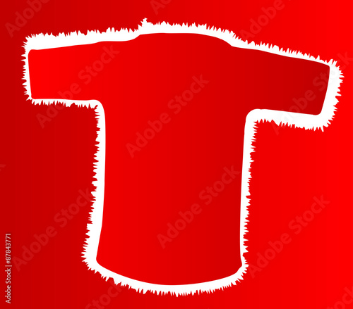 Red T Shirt Outline