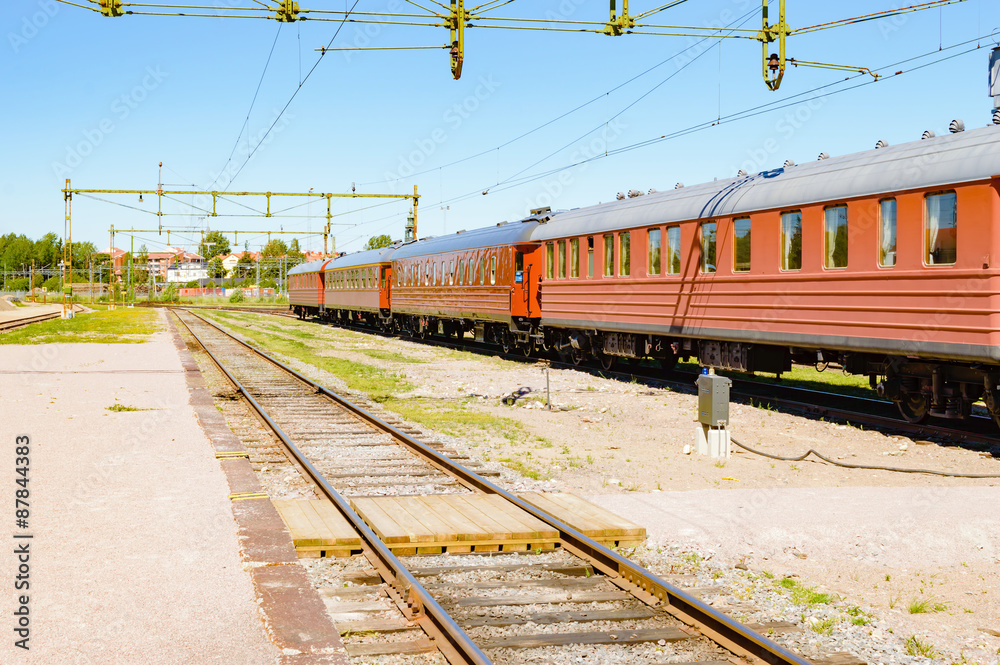Obraz premium At the train station