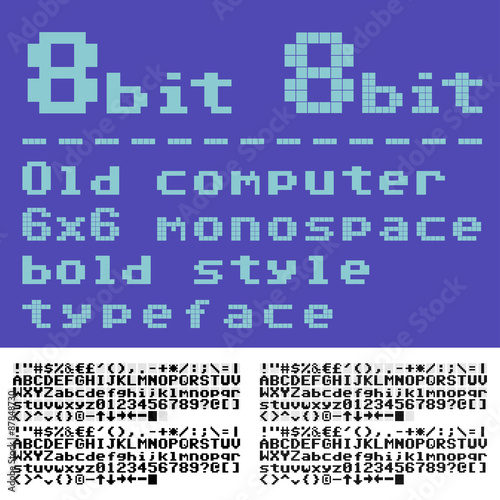 8 bit font