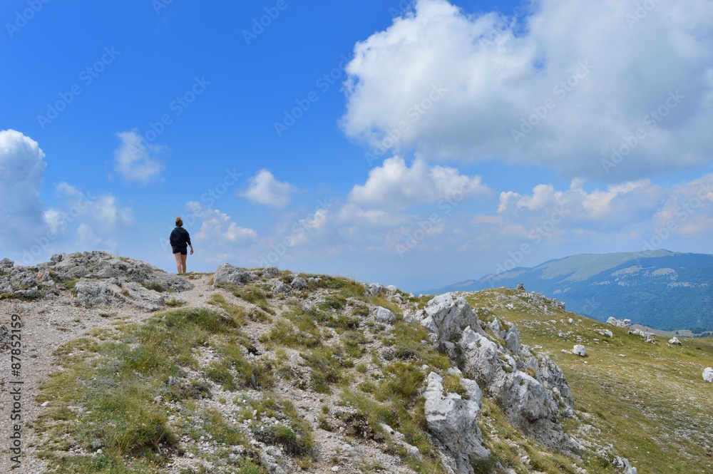 Passeggiata sui Monti Simbruini. Lazio - Italia
