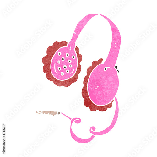 retro cartoon ear muffs