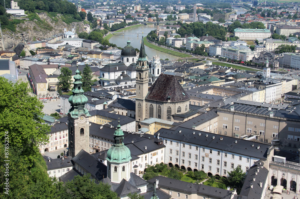 Beautiful view of Salzburg, Austria