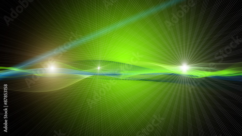 Foto Futuristic eco wave background design with lights