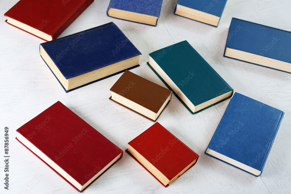 Books on light background Books on light background