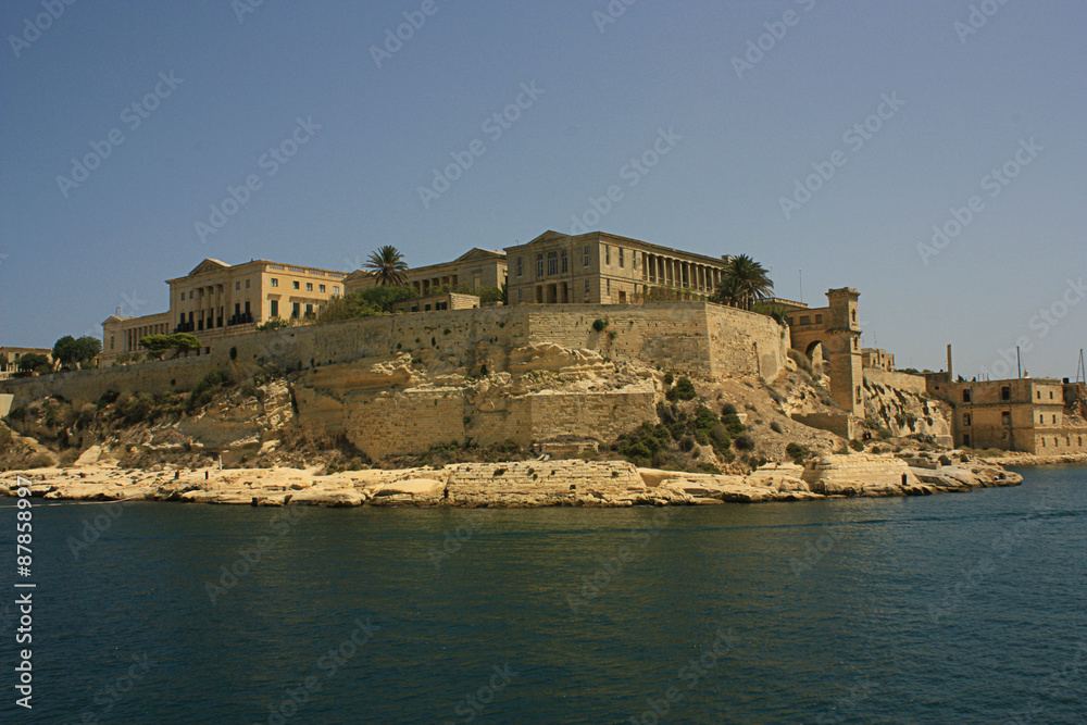 Aspect of Valletta from the sea
