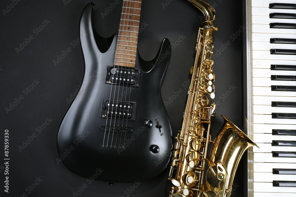 Obraz premium Musical instruments, closeup