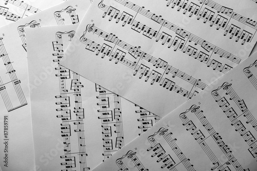 Music notes background