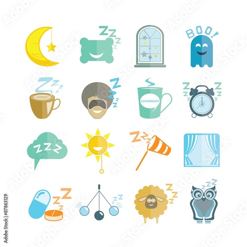 sleep time icons