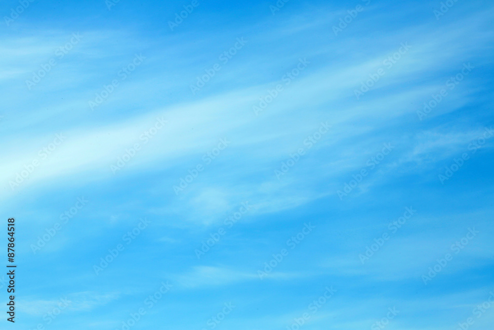 Fototapeta premium Blue sky background with clouds