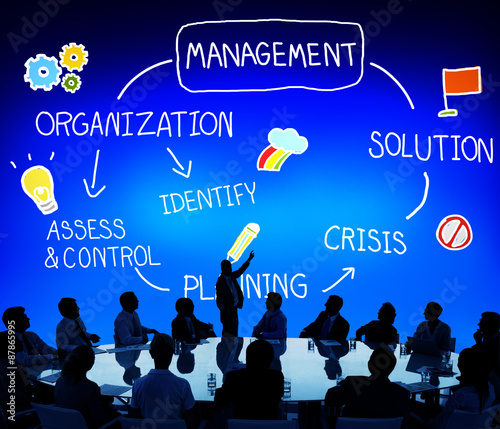 Management Solution Planning Organization Authority Concept