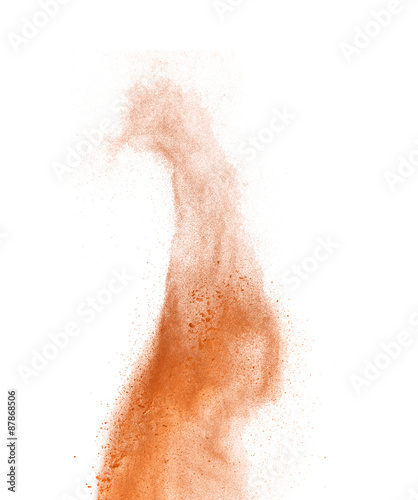 Wallpaper Mural powder splash isolated on white background Torontodigital.ca