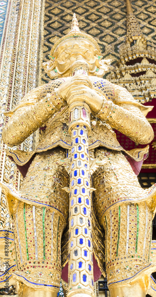 Wat Phra Kaew is a landmark of the Thailand.
Wat Phra Kaew is a landmark of the Thailand.