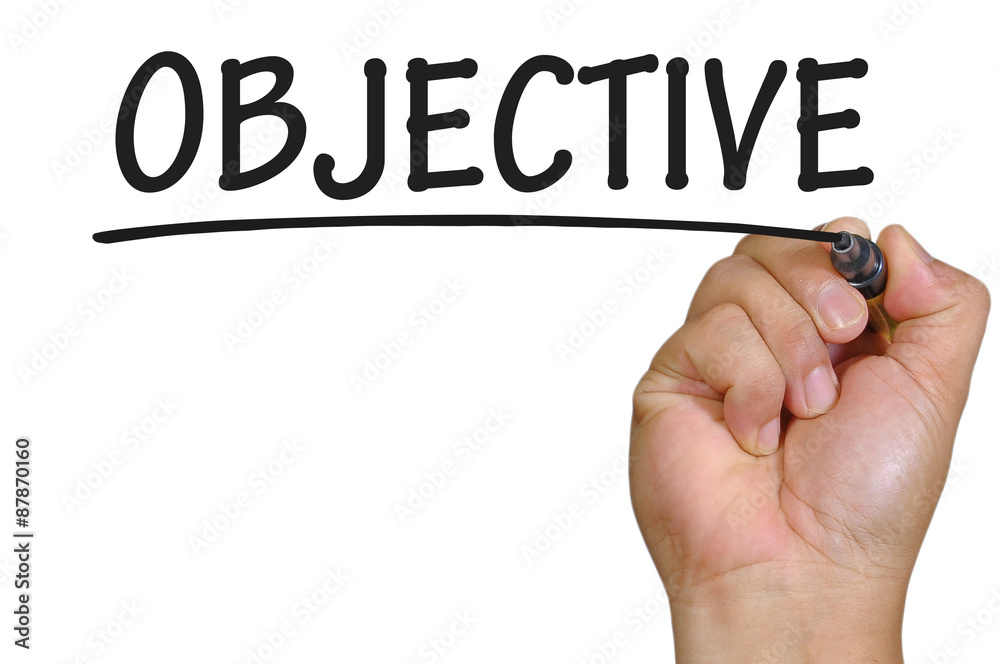 hand writing objective hand writing objective