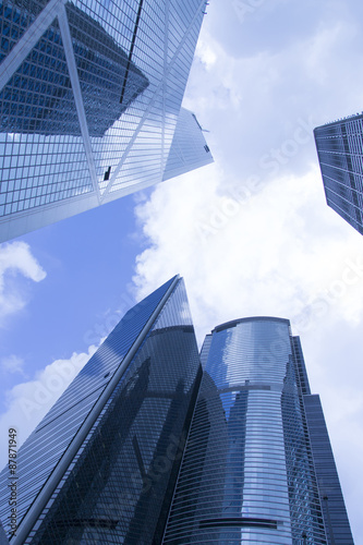 Skyscraper building at Hong Kong