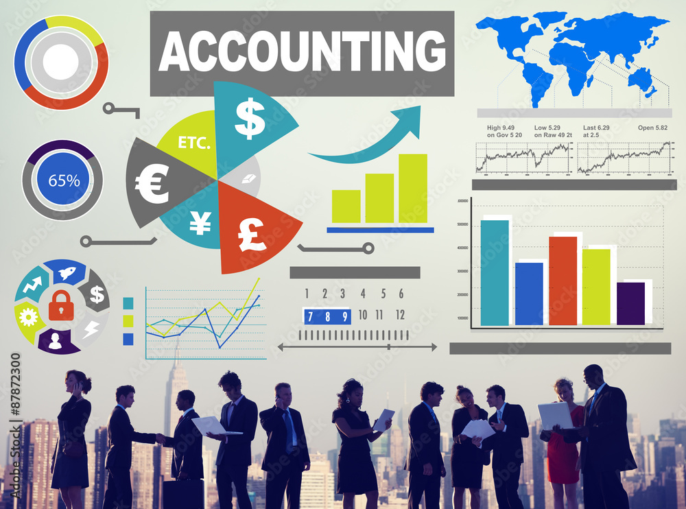 Accounting Investment Expenditures Revenue Data Report Concept Accounting Investment Expenditures Revenue Data Report Concept