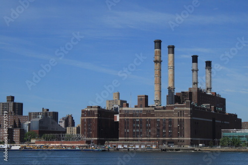 New York City, Con. Ed. Power Plant in Manhattan