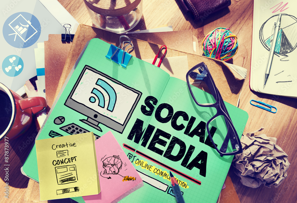 Social Media Social Networking Technology Connection Concept Social Media Social Networking Technology Connection Concept