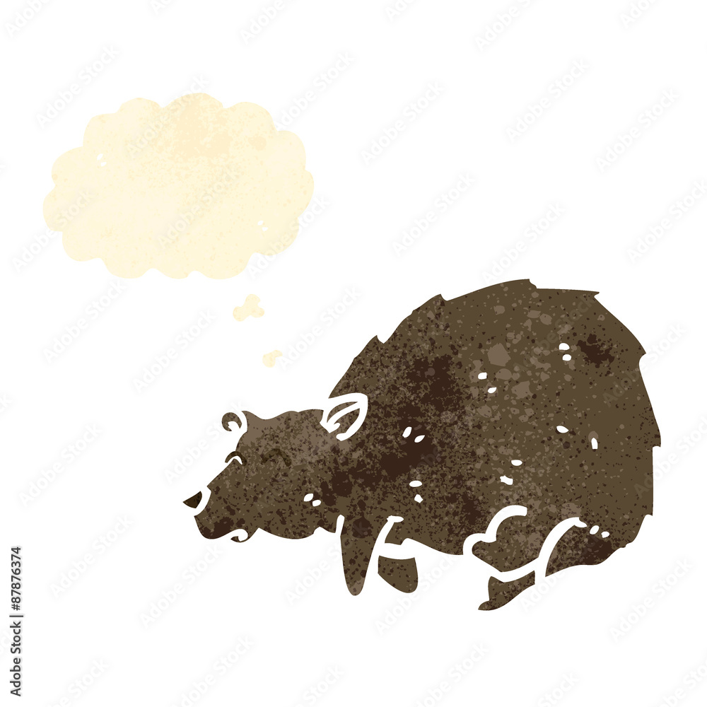retro cartoon bear retro cartoon bear
