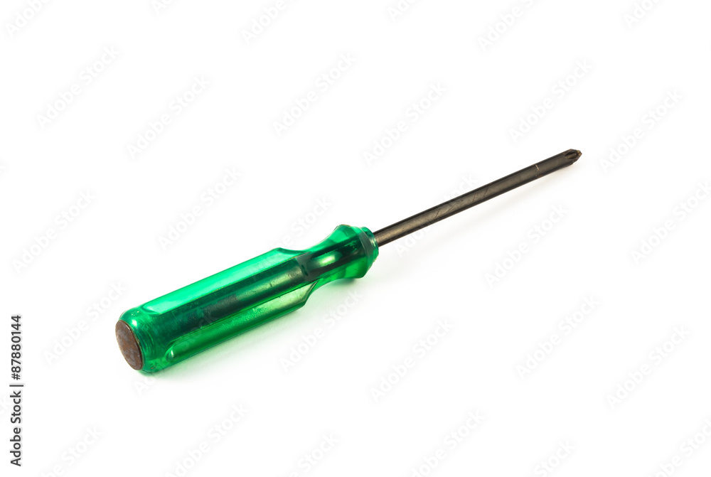 green screwdriver