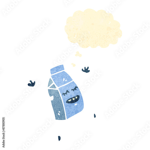 cartoon milk carton
