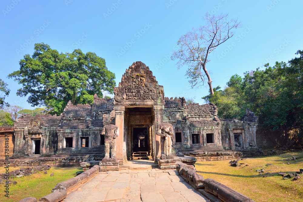 Fototapeta premium Preah Khan Temple in Angkor Thom, Cambodia.